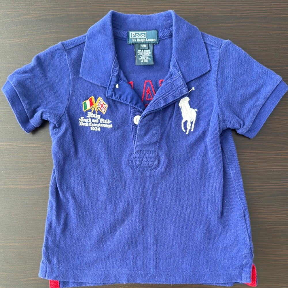 Polo by Ralph Lauren Blue Polo Shirt Classic Style